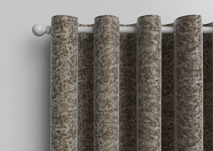 Cyrus Crushed Velvet, Latte - Made to Measure Curtains - Image 12